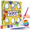 Easter Egg Squishy Painting Kit - Arts & Crafts for Girls and Boys - Kids Art Activities - Craft Gift for Kid Ages 6 7 8 9 10 Year Old Girl Gifts - Decorate 6 Slow Rising Squishies